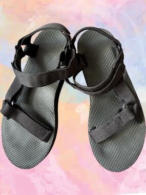 TEVA Black Original Universal Sport Sandals, 7
